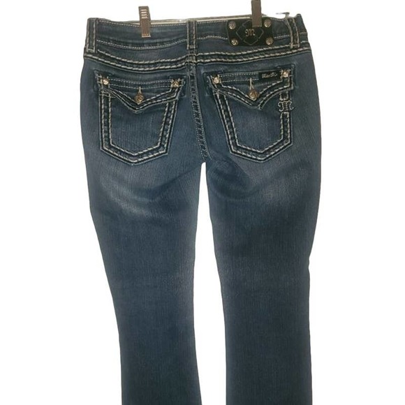 Jeweled Decorated Miss Me Bootcut Jeans - Picture 2 of 3